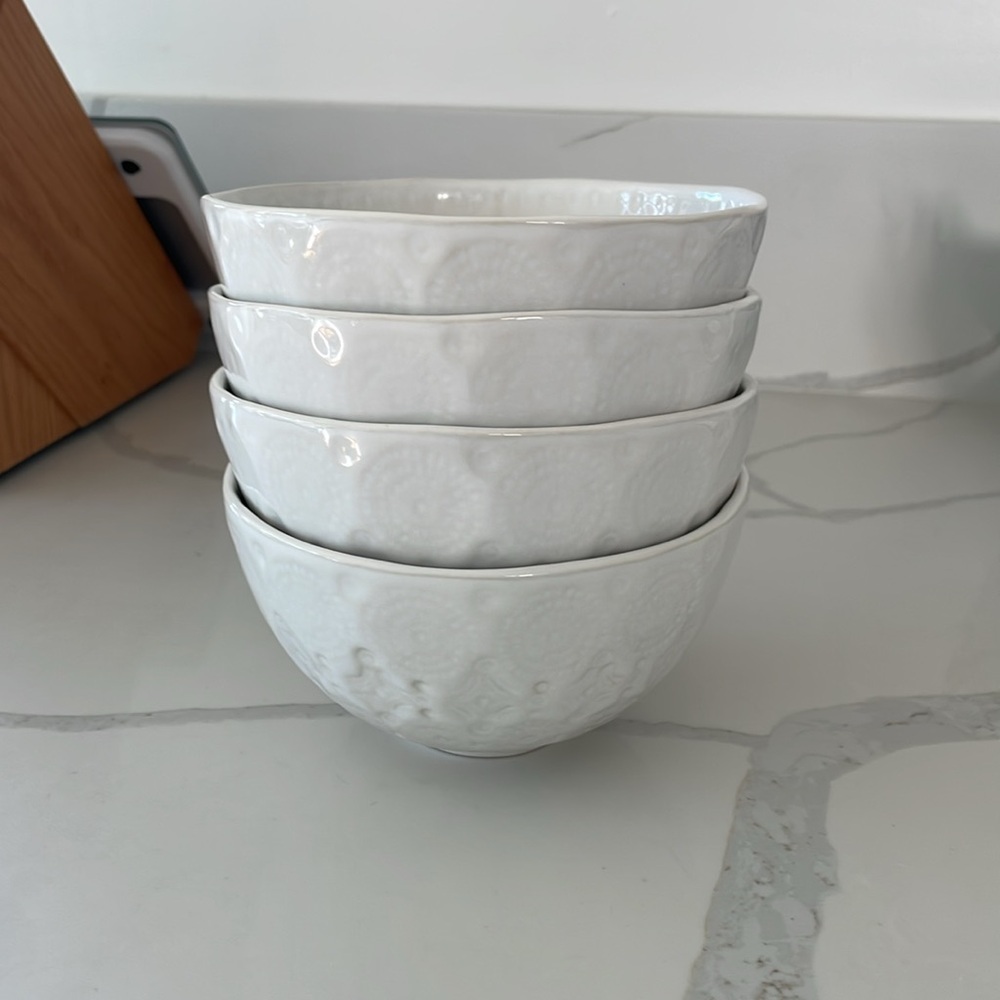 Anthropologie Old Havana Cereal Bowls (set of 4)